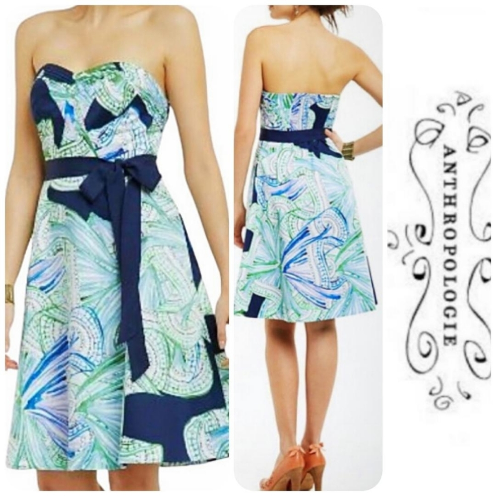 🆕Anthropologie Moulinette Soeurs tea length holiday statement Dress